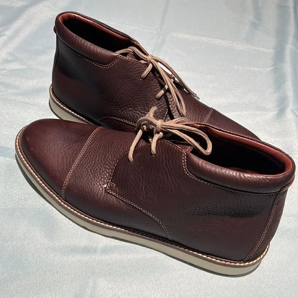 Clarks Grandin‎ Top Leather Chukka Boots 12 B27
